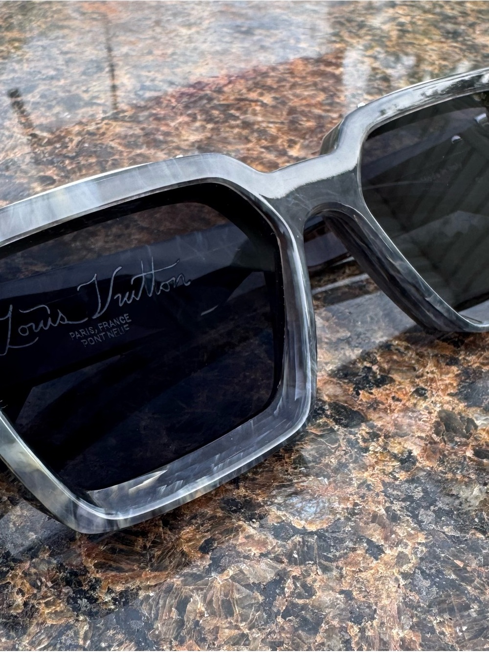 Louis Vuitton Men's Women’s Sunglasses 1:1 Millionaires Marble Sunglasses